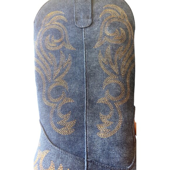Roper Denim Embroidered Western Boots – Women’s 9 (40 EU) - Picture 11 of 14